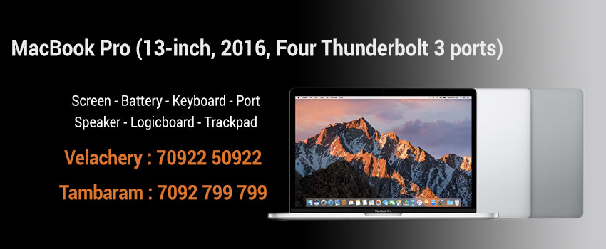 MacBook Pro 13 2016 Four Thunderbolt 3 Ports Repair Service